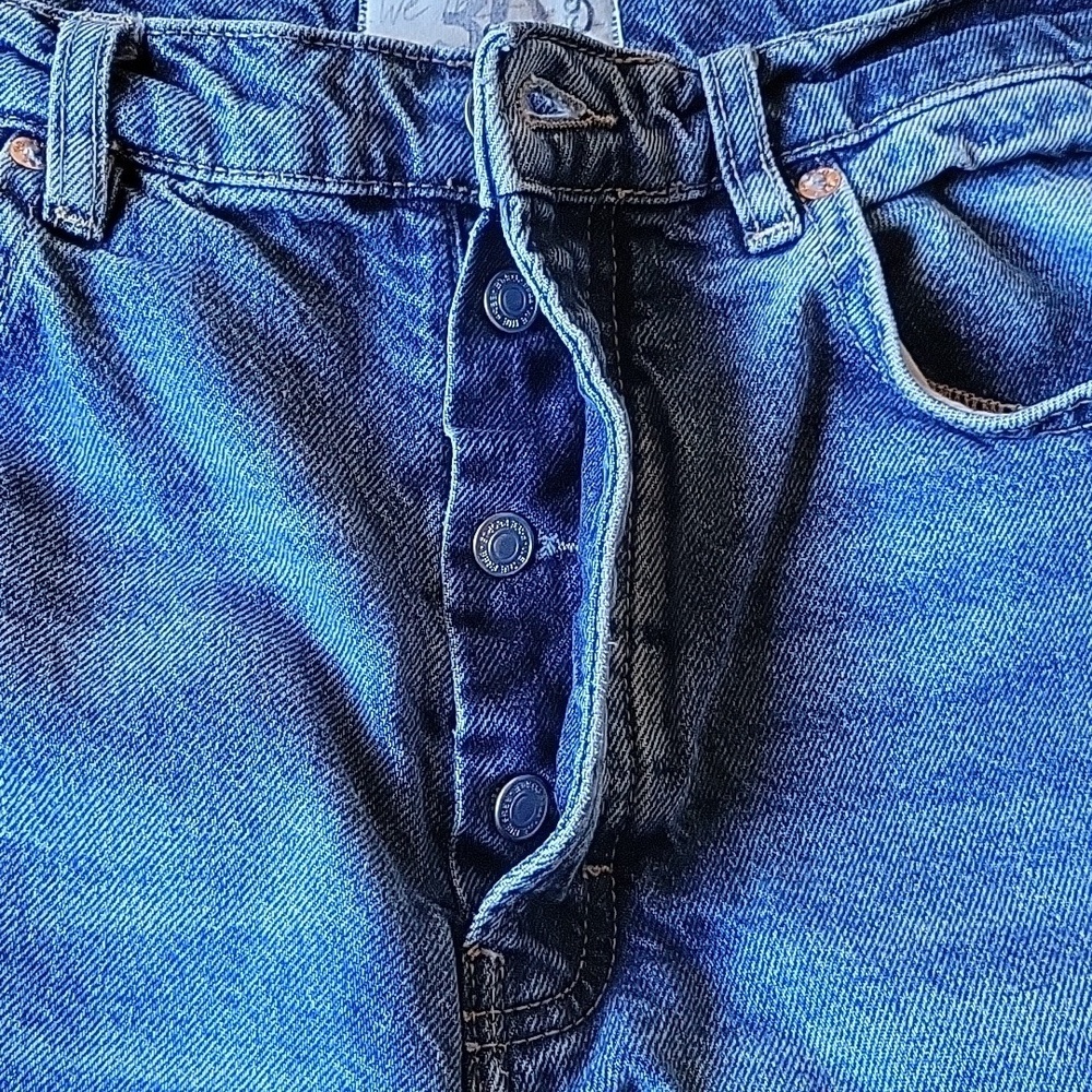 Free People Relaxed Fit Blue Women’s Jeans Size 30 - Picture 8 of 8